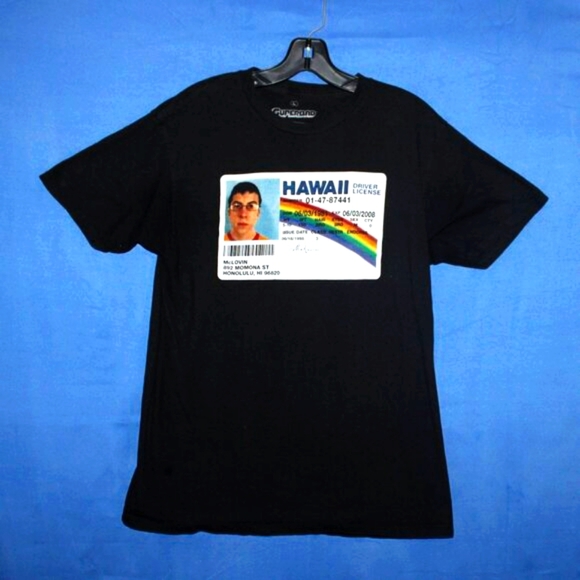 Ripple Junction Superbad McLovin Hawaii ID T-Shirt L - Picture 1 of 6